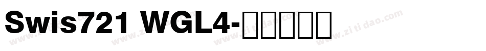 Swis721 WGL4字体转换
